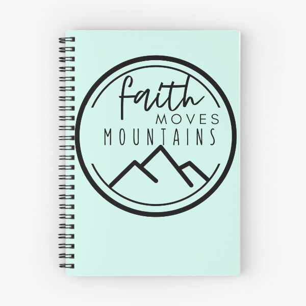 Item preview, Christian Design - Faith Moves Mountains Matthew 17:20 designed and sold by palmsandprints2.
