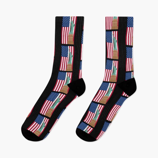 Item preview, Statue of Liberty on the American Flag - Fourth of July Design designed and sold by TrendsnHolidays.