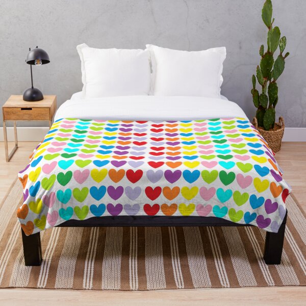 Item preview, #69 Rainbow Rainbow Hearts! designed and sold by RebHep.