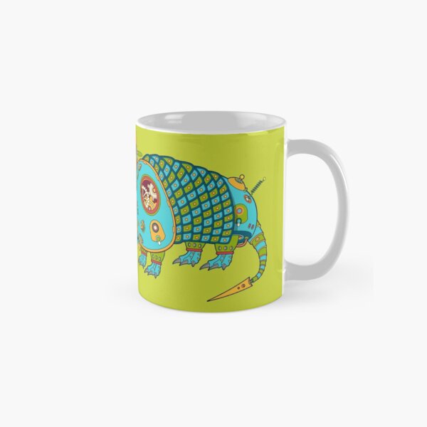 A for Armadillo, from the AlphaPod collection Classic Mug