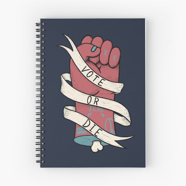 Item preview, Vote or Die - (3 Colors Available) Fist of Power - Red Pantone Navy Blazer |  End Racism | Vote Him Out Save America | Together we can stand |Speak Up | Pop Surrealism Lowbrow Art  designed and sold by Any Color Designs.