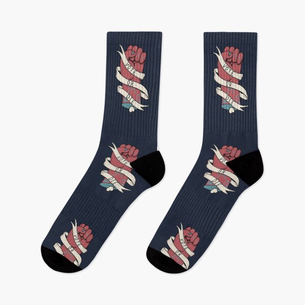 Item preview, Vote or Die - (3 Colors Available) Fist of Power - Red Pantone Navy Blazer |  End Racism | Vote Him Out Save America | Together we can stand |Speak Up | Pop Surrealism Lowbrow Art  designed and sold by Any Color Designs.