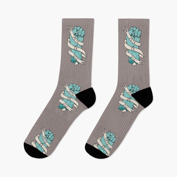 Item preview, Vote or Die - (3 Colors Available) Fist of Power - Blue Pantone Ash | End Racism | Vote Him Out Save America | Stay Together | Together we can stand |Speak Up | Volunteer | Pop Surrealism Lowbrow Art  designed and sold by Any Color Designs.