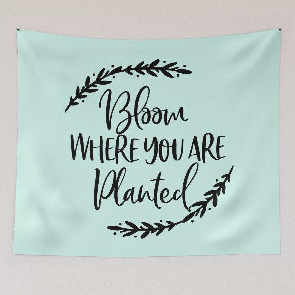 Item preview, Bloom Where you are Planted Christian Design designed and sold by palmsandprints2.