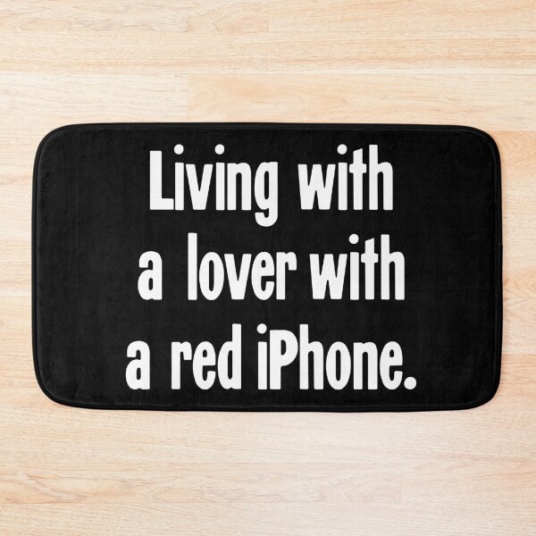 Item preview, Living With A Lover With A Red iPhone designed and sold by Good-Looking Corpse.