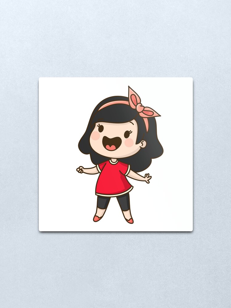 Cute Q Version Girl Cartoon Hand Drawn Characters Cute Q Version Girl Cartoon Hand Drawn Characters