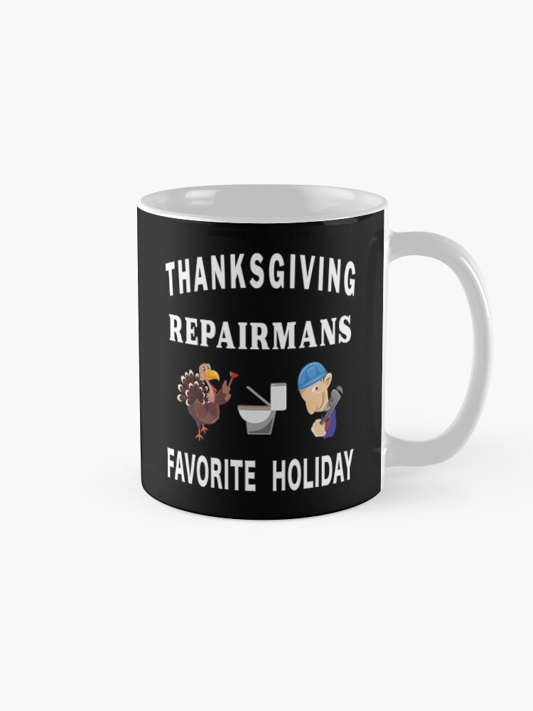 Alternate view of Thanksgiving Tradesman Contractor Repairman Home. Mug