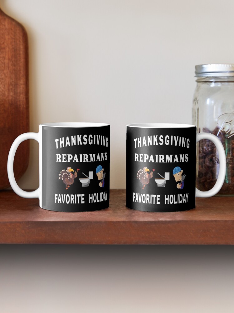 Alternate view of Thanksgiving Tradesman Contractor Repairman Home. Mug