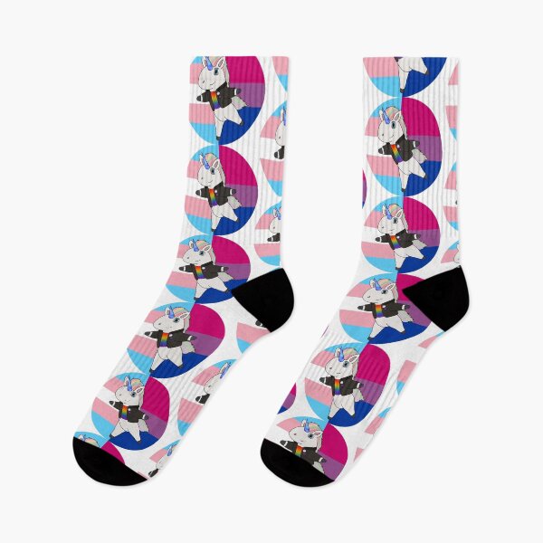 Item preview, Pride Unicorn-Transgender and Bisexual Background-Transgender and Bisexual Pins designed and sold by Kai Buro.