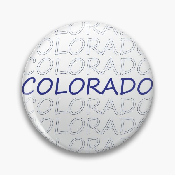 Item preview, Colorado Repeating Blue Bold Uppercase designed and sold by artbylukas.