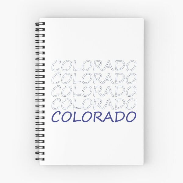 Item preview, Colorado Repeating Blue Bold Uppercase designed and sold by artbylukas.