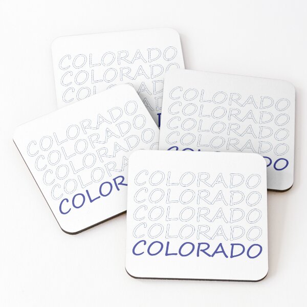 Item preview, Colorado Repeating Blue Bold Uppercase designed and sold by artbylukas.