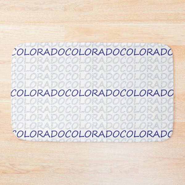 Item preview, Colorado Repeating Blue Bold Uppercase designed and sold by artbylukas.