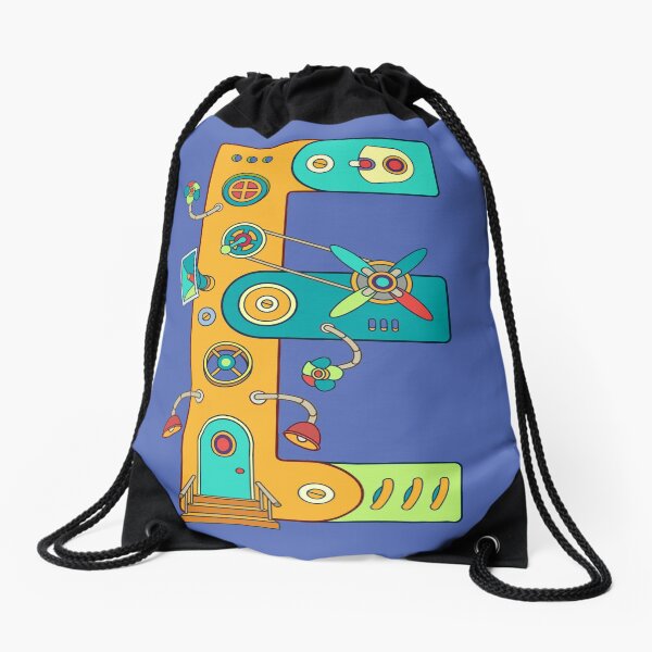E for Eagle, from the AlphaPod collection Drawstring Bag