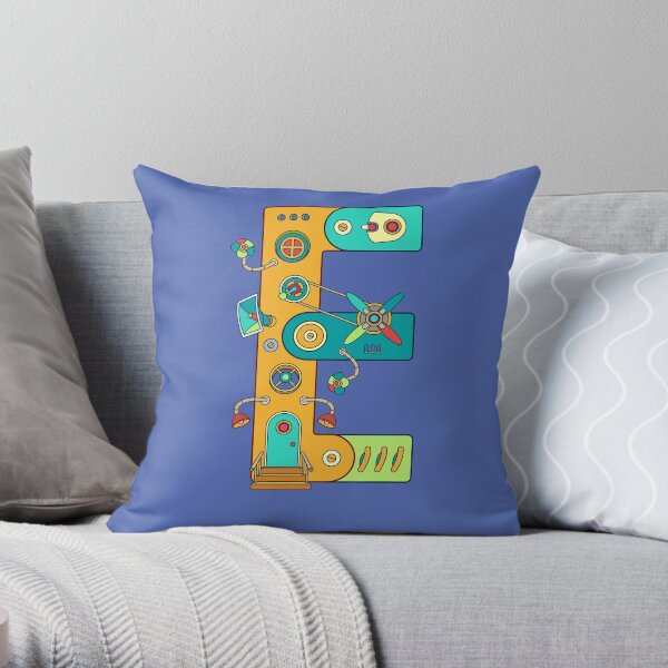 E for Eagle, from the AlphaPod collection Throw Pillow