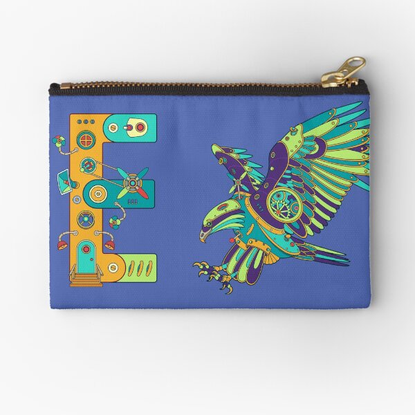 E for Eagle, from the AlphaPod collection Zipper Pouch