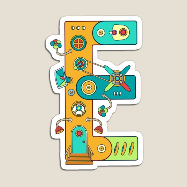 E for Eagle, from the AlphaPod collection Magnet