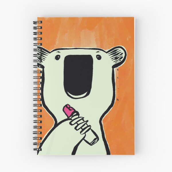 Item preview, Cute australian baby koala eating his snack designed and sold by zipo-art.