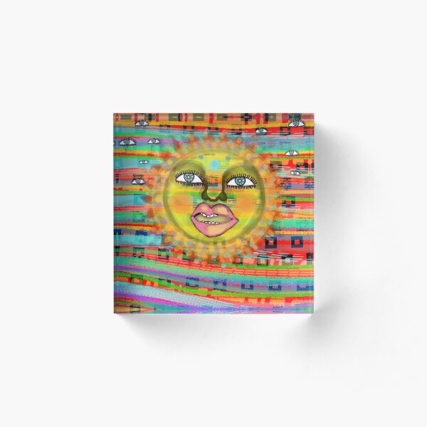 Summer Sun Dream Acrylic Block