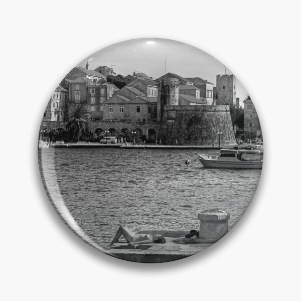 Item preview, Korcula Harbour - B&W designed and sold by tomg.