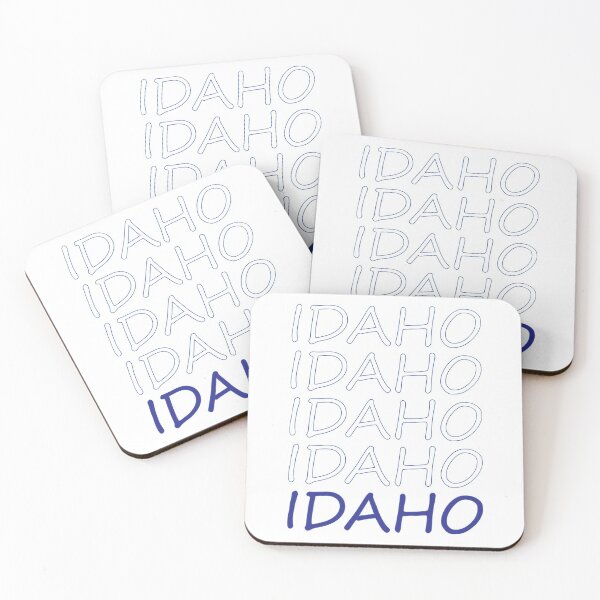 Item preview, Idaho Repeating Blue Bold Uppercase designed and sold by artbylukas.
