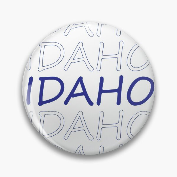 Item preview, Idaho Repeating Blue Bold Uppercase designed and sold by artbylukas.