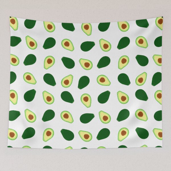 Item preview, Avocado pattern design on white background designed and sold by GulArt.