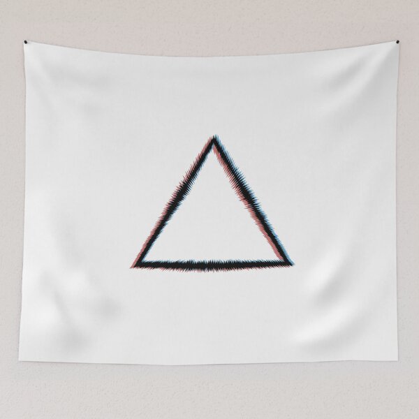 Item preview, Bastille Triangle Red and Blue designed and sold by Carla Perry.