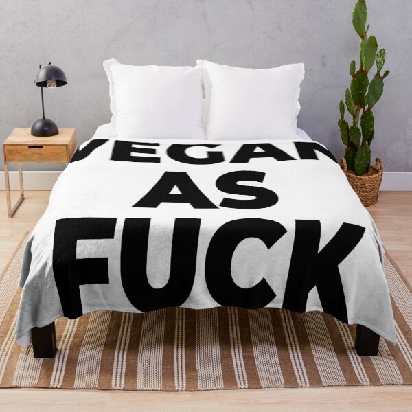 Item preview, vegan as fuck - vegan activist graphics (109 v2) designed and sold by blindfoldsoff.