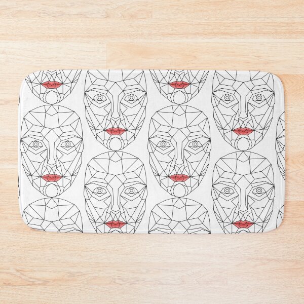 Item preview, Mask geometric lines face designed and sold by portokalis.