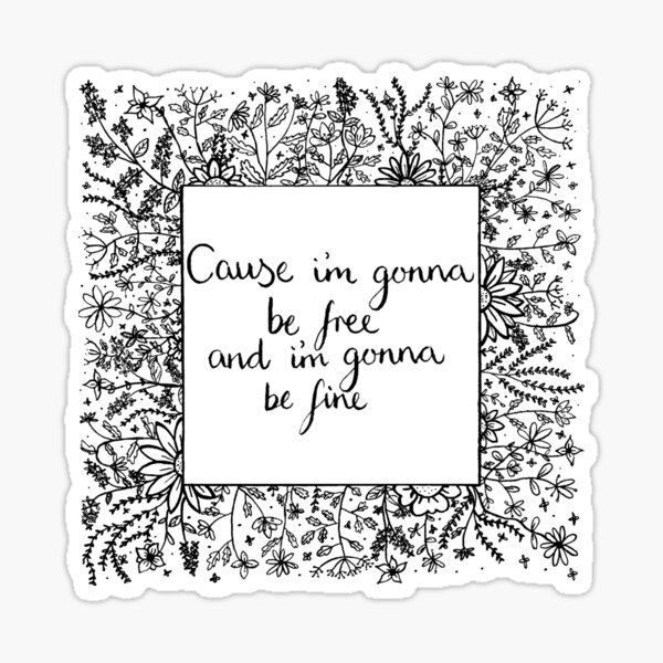 Item preview, I'm gunna be free and fine Florence + Machine Delilah designed and sold by hannahrosesmith.
