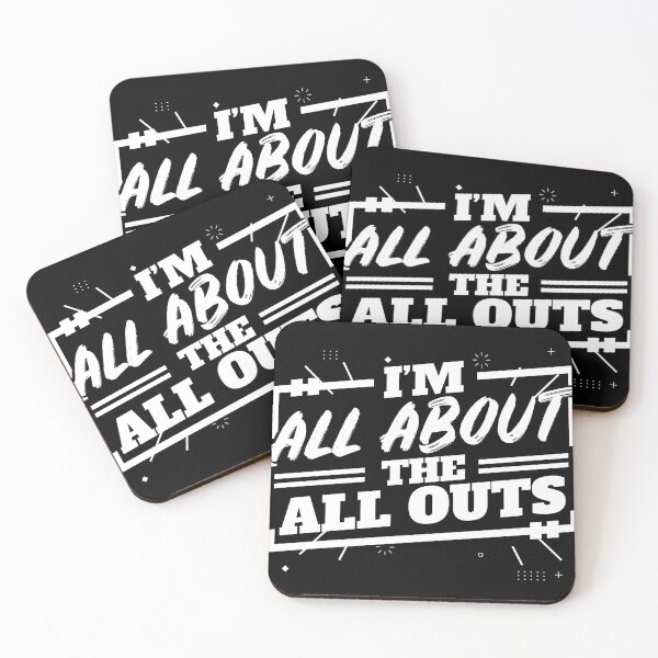 Item preview, All About the All Outs Fun Exercise Working Out Gift graphic designed and sold by Lisbob.
