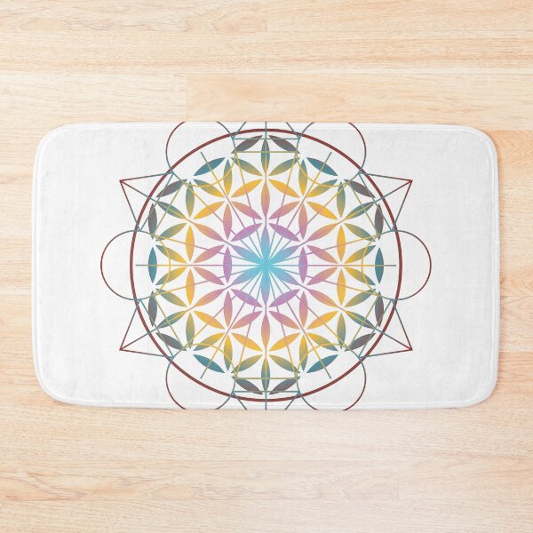 Item preview, Geometrical Flower of Life Spiritual Mandela Gift Idea graphic designed and sold by Lisbob.