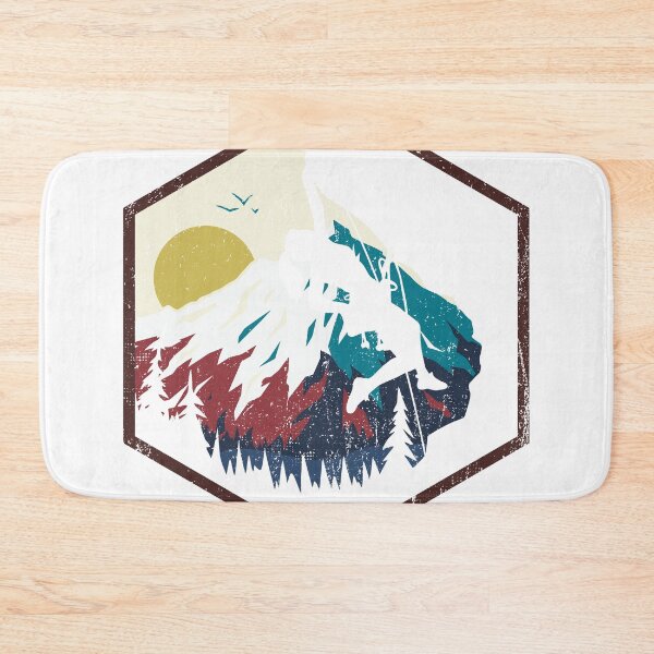 Item preview, Bouldering Rock Climbing Vintage Gift Design print designed and sold by Lisbob.