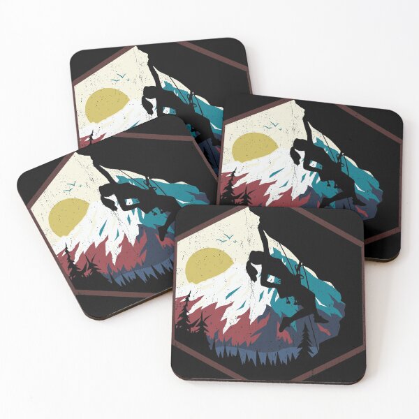Item preview, Bouldering Rock Climbing Vintage Gift Design print designed and sold by Lisbob.