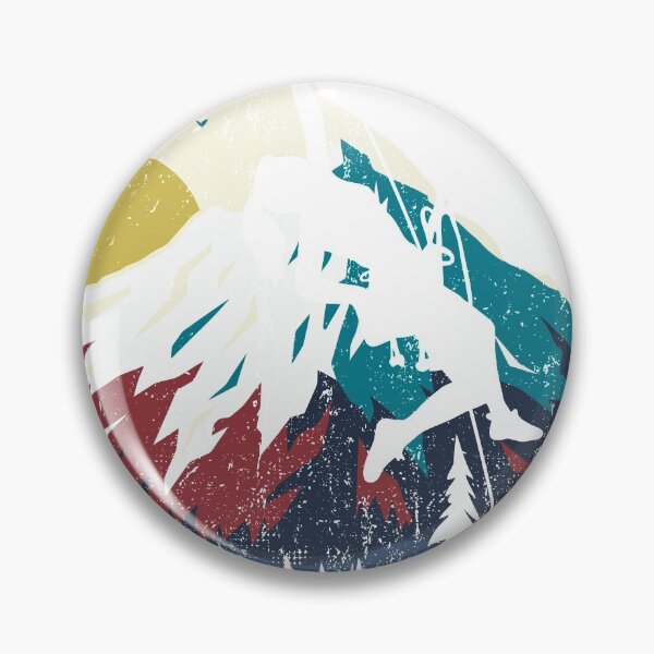 Item preview, Bouldering Rock Climbing Vintage Gift Design print designed and sold by Lisbob.