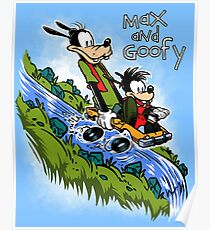 Max and Goofy Poster