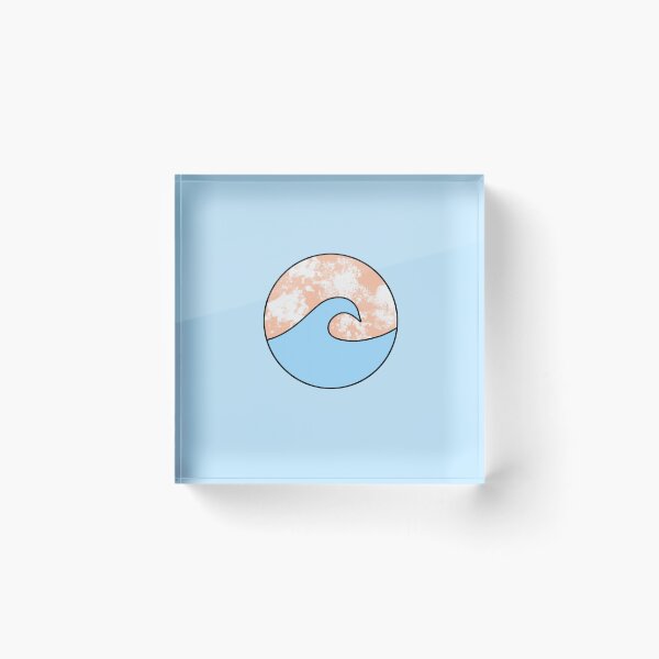 Item preview, Blue Wave With Acid Wash Sky  designed and sold by vegantoaster.