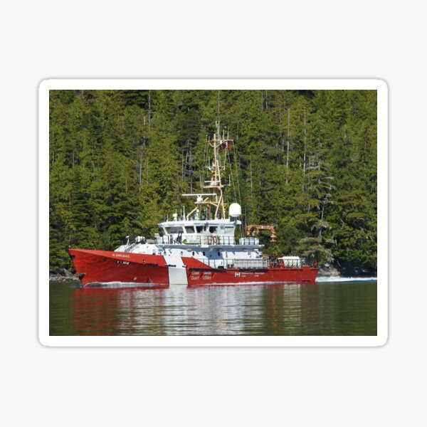 CCGS M. CHARLES M.B - Tahsis, Nootka Sound, BC Sticker