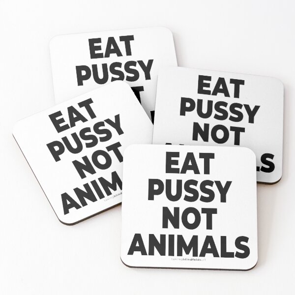 Item preview, eat pussy not animals - vegan activist graphics (118 v2) designed and sold by blindfoldsoff.