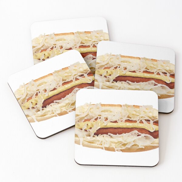 Item preview, New York Style Hot Dog Artistic Drawing - NYC Dog designed and sold by oggi0.