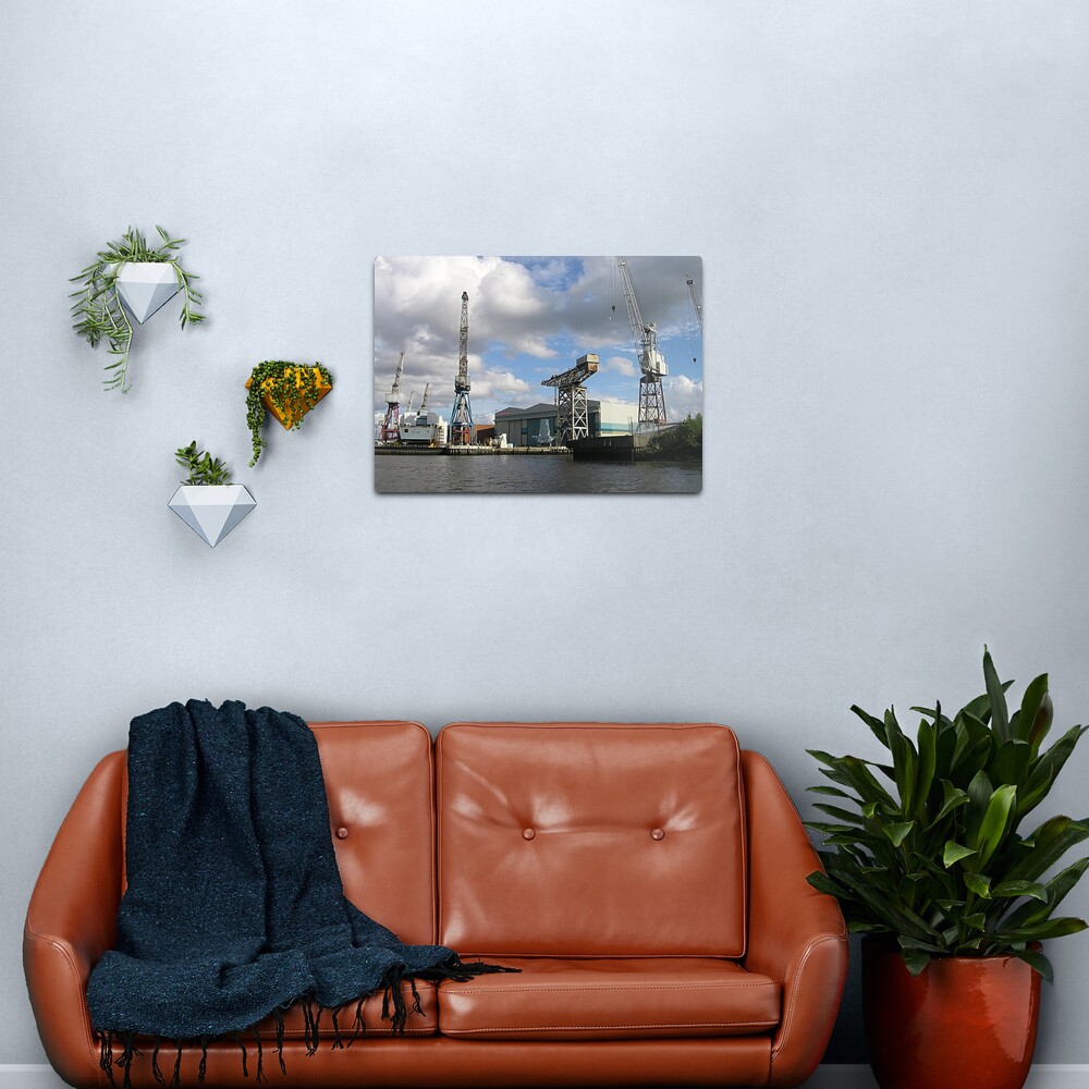 BAe Systems, River Clyde, Glasgow Metal Print
