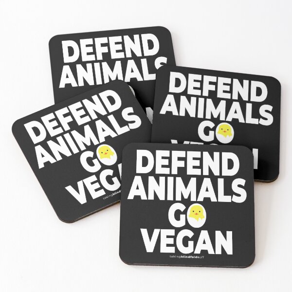 Item preview, defend animals go vegan - vegan activist graphics (119) designed and sold by blindfoldsoff.