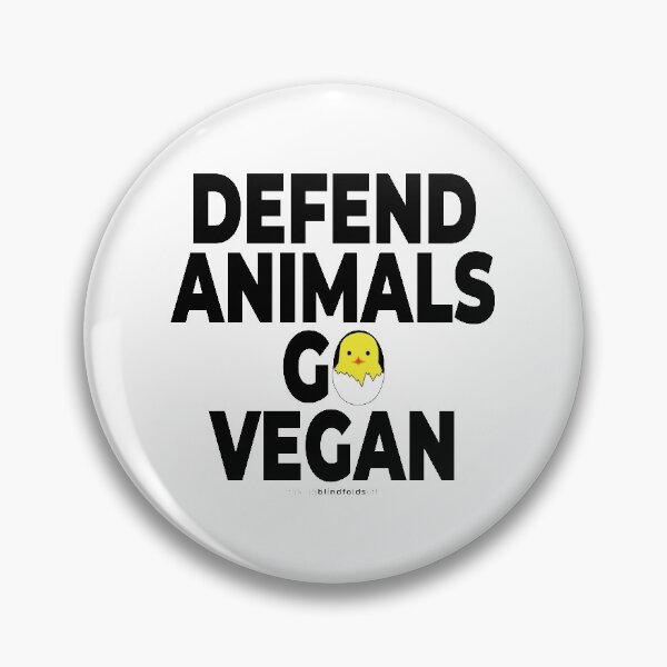 Item preview, defend animals go vegan - vegan activist graphics (119 v2) designed and sold by blindfoldsoff.