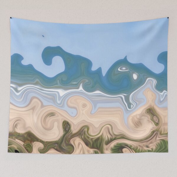 Item preview, Wavy sea designed and sold by Sihamedtaha.