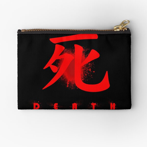 Kanji Zipper Pouches for Sale