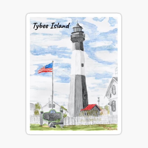 Tybee Island Lighthouse Sticker