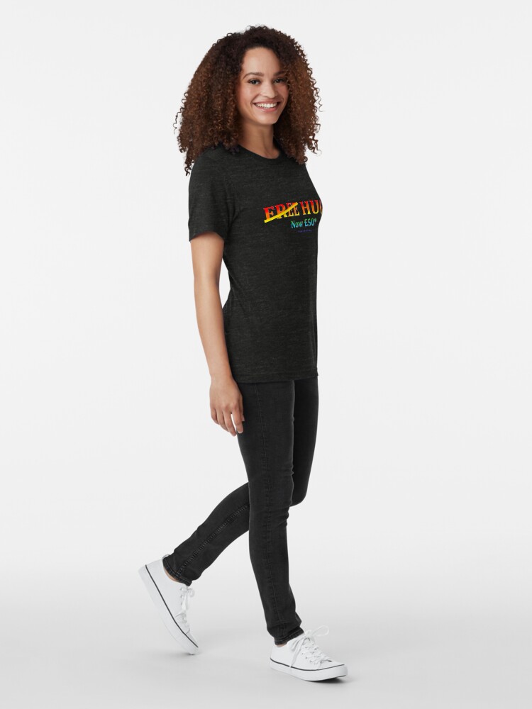Alternate view of "Free Hugs" Tri-blend T-Shirt