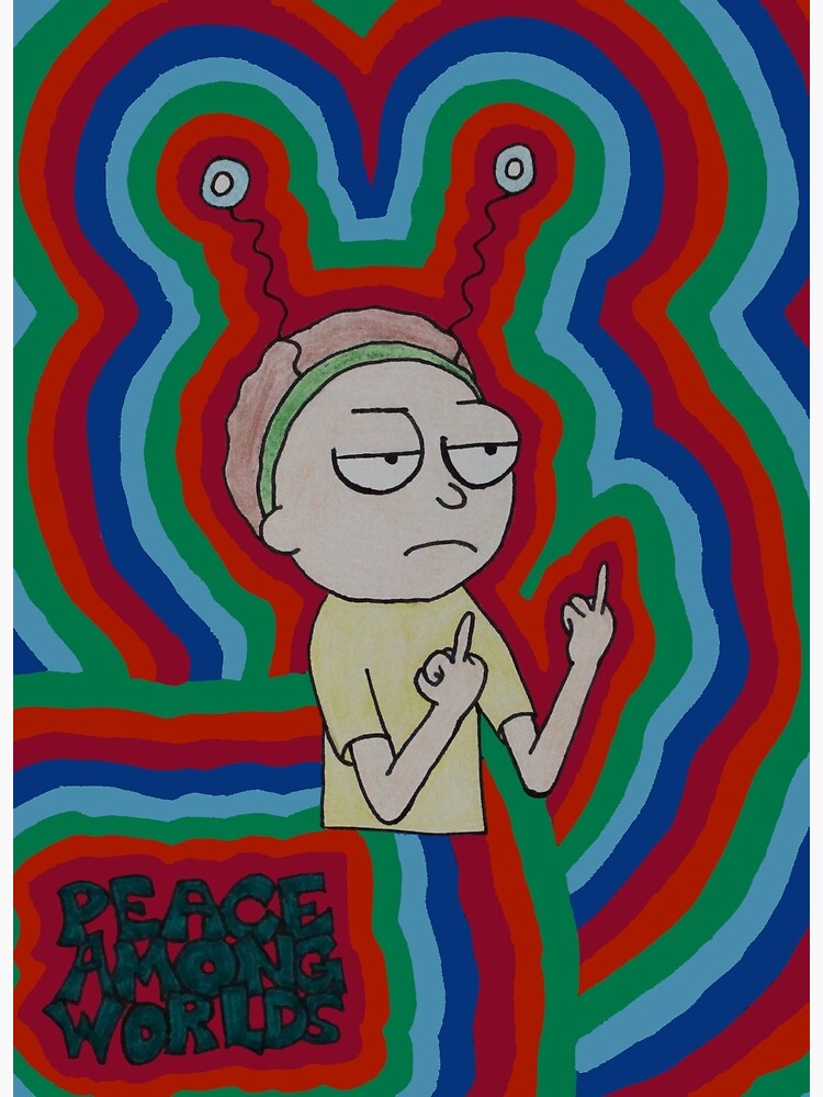 Morty Peace Among Worlds by jmossdesigns