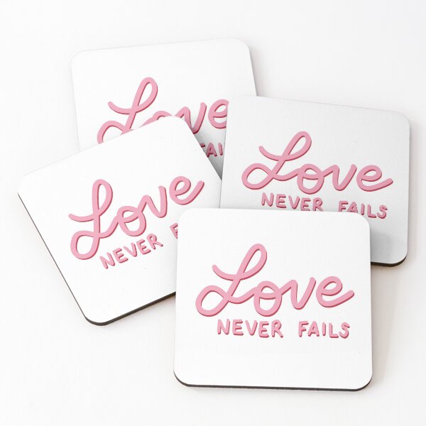 Item preview, Love Never Fails | Faith | Christian designed and sold by LoveAlwaysLexy.